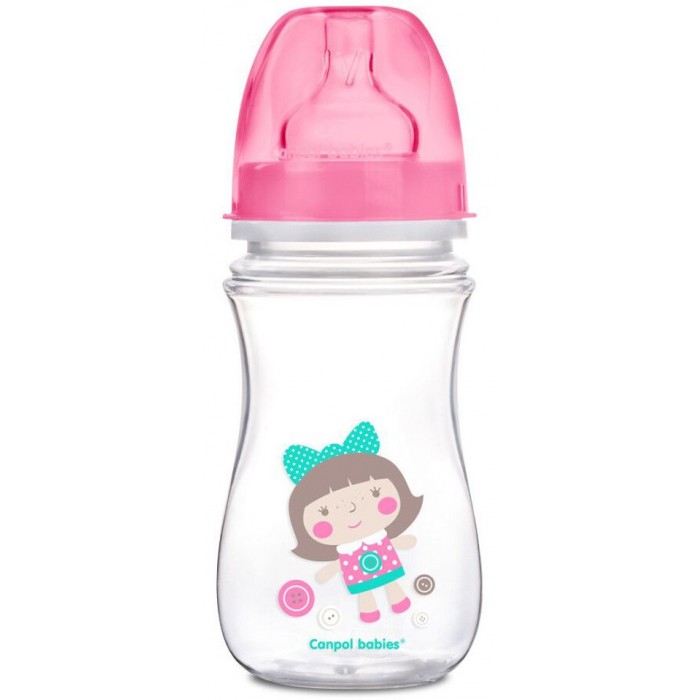 Бутылочка антиколиковая Canpol Babies Easystart Цветные зверушки, 240 мл  - 